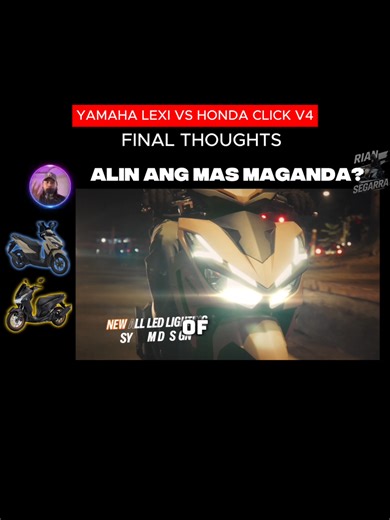 Sulit Ba ang Lexi 155 V3 or Mas Practical ang Click 125 V4? P3 WHY PAY MORE? YAMAHA LEXI 155 VS HONDA CLICK 125 V4 | WATCH BEFORE BUYING! Both newly released this February in the Philippines, the Yamaha Lexi 155 V3 and Honda Click 125 V4 are now two of the most talked-about scooters in the market. But which one is actually better for YOU? In this video, we compare: ✔ Engine performance (155cc vs 125cc) ✔ Fuel efficiency for daily commute ✔ Comfort and riding position ✔ Storage and practicality ✔