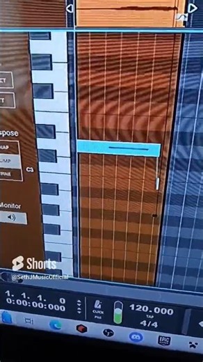 Making a Bass using Minecraft [61] #shorts #music #entertainment