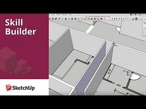 Drawing Interior Walls in SketchUp - Skill Builder
