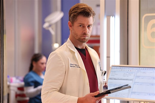 A Smitten Dr. Mitch Ripley Actually Barked for Dr. Caitlin Lenox on Chicago Med