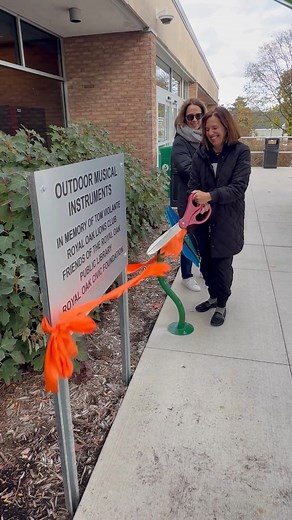 40K views · 676 reactions | A brand-new collection of outdoor musical instruments in memory of the late Tom Violante were unveiled at the Royal Oak Public Library earlier today. Tom was a true advocate for all people, especially those with limited vision. The instruments are designed for everyone to enjoy, with or without sight. And yes — the sign includes braille, because accessibility shouldn’t be an afterthought. | Royal Oak, MI - City Hall | Facebook