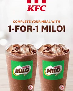 Breakfast just got better with 2 for $5 deals at KFC! Enjoy your favourite Original Recipe Porridge and Twister, or Riser Burger and Twister at only $5, and complete your meal with 1-for-1 Iced Milo! These deals are available at selected KFC Breakfast restaurants till 11am. T&Cs apply. #KFCam #KFCBreakfast #KFCsg | KFC