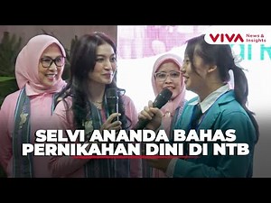 Gaya Casual Rambut Terurai, Momen Ibu Wapres Kunjungi RSUD NTB