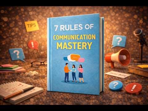 7 Rules of Communication Mastery: Speak with Confidence, Influence & Clarity | Mindset Summary