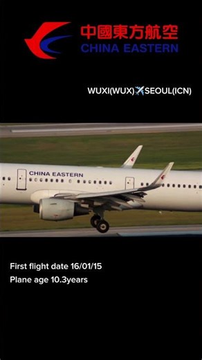 AIRBUS A321-211 중국동방항공 인천공항 착륙