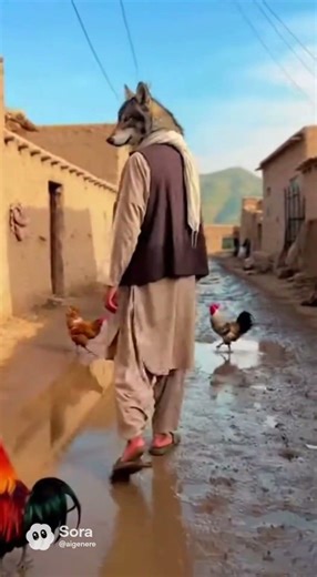 "مرد گرگی افغانستان، پس از سال‌ها، سرانجام خودش را نشان داد."