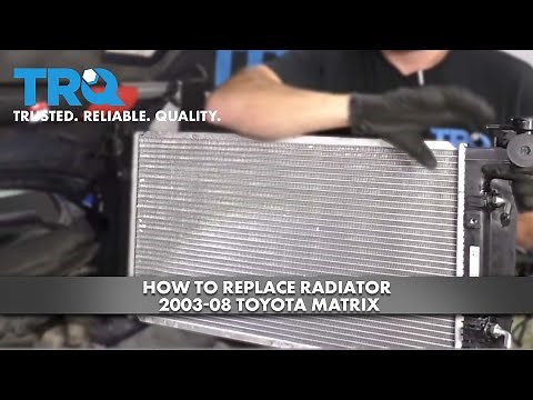 How to Replace Radiator 2003-08 Toyota Matrix