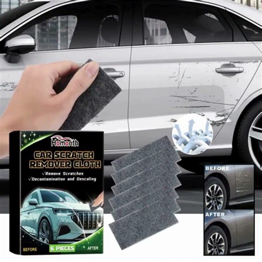 6 x Nano Sparkle Car Scratch Remover Repair Cloth Nano Magic Cloth