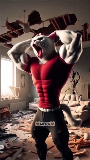 🐱💥🦤Kitten Turns Into a GIANTOstrich?!🥚🤮#animation #supercattales #catfunny#cat #supercattalespaws