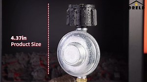 Propane Quick Connect Adapter, 1/4" Propane Gas Grill Regulator with QCC1 Quick Connect Fittings, Connect 20-50lbs Propane Tank, for Heater, BBQ Camping, Propane Regulator,RV Propane Regulator