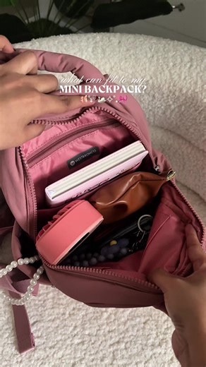 Stylish Pink Mini Backpack for Everyday Use