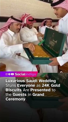 Saudi Arabia Wedding | Gold | Gold Biscuit | Socialindigo #saudiarabia #saudi #wedding #gold #viral