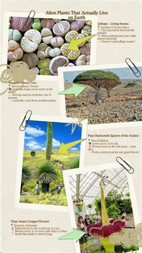 Extraterrestrial Plants That Actually Live on Earth #plants #alien #botany