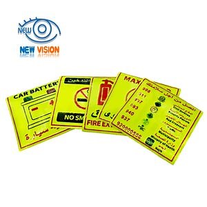 [Hot Item] Speed Limit Safety Warning Reflective Sticker No Smoking/Danger/Fire Extinguisher Safety Reflective Stickers