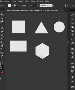 Shaper Tool in illustrator #dedesign #illustratortutorial #illustrator | DEdesign