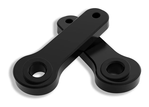 LA Choppers Drop Down Mirror Relocation Brackets For Harley Street Glide