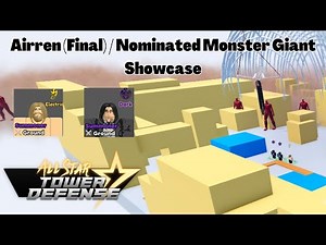 Airren (Final) / Nominated Monster Giant (Eren Rumbling Attack on Titan) Showcase [ASTD ROBLOX]