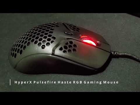 HyperX Pulsefire Haste RGB Gaming Mouse Lighting Effects