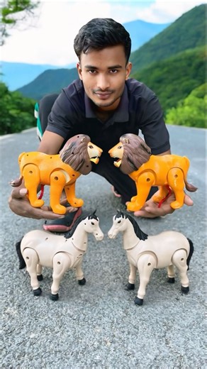 2 Ta Remote Control Lion and 2 Ta RC Horse 🐎 Unboxing Korlam