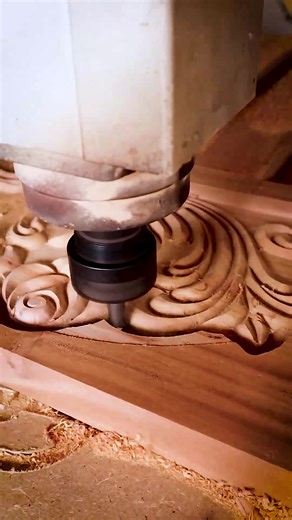 Beautiful CNC Pattern #WoodWork #WoodCarving | Wood making