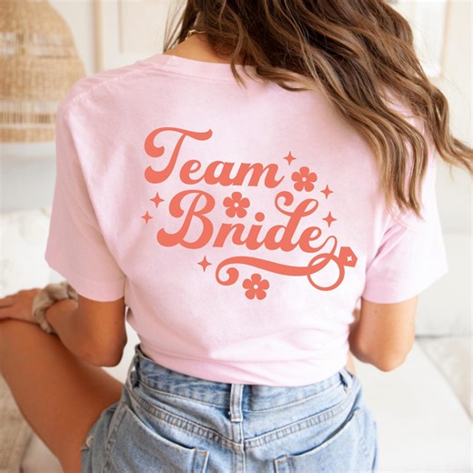 Team Bride Shirt – Bachelorette Party Shirt, Bridal Party Tee, Girls Trip Outfit, Bride Squad Shirt, Bachelorette Outfit Women - Etsy