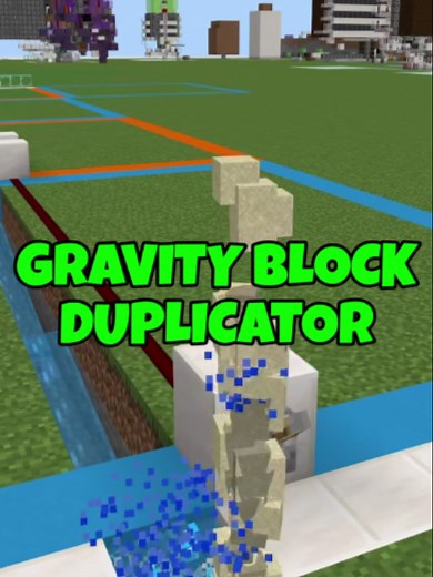 Easy Gravity Block Duper Minecraft Bedrock Tutorial