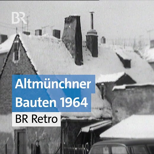 Das Gesicht einer Stadt ist immerzu im Wandel. Unser Beitrag zeigt Euch die Neubauten, die Ruinen und die beschädigten Gebäude Münchens im Jahr 1964. | BR - Bayerischer Rundfunk