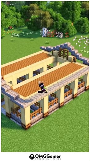 🐎🏡 Minecraft Horse Stable With Wooden Stalls and Rustic Farm Vibes 🌾✨ ✨ Build a functional and cozy horse stable using wood, fences, and stone details. Add individual stalls, hay storage, water troughs, and lantern lighting to make it perfect for survival farms, countryside builds, or roleplay worlds. 🛠️🌿 #MinecraftStable #HorseStable #MinecraftIdeas #FarmBuild #AestheticBuild | OMGGamer