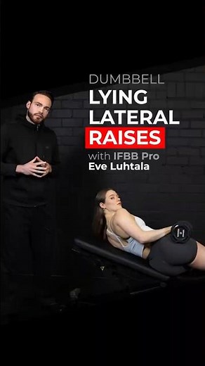 How to perform Dumbbell Lying Lateral Raises