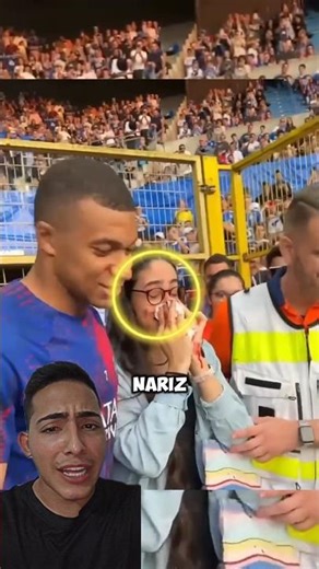 MBAPPÉ QUEBROU NARIZ DE UMA FÃ 😔🥺#mbappe #futebol