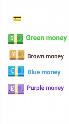 types of money in emoji 💰
