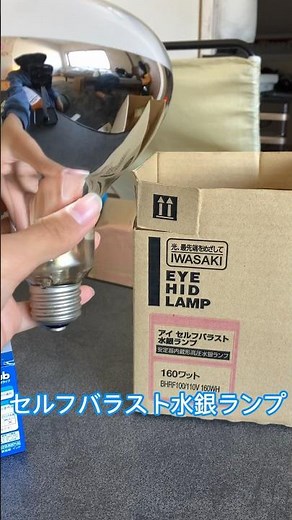 「水銀灯部門」岩崎電気アイ セルフバラスト水銀ランプ 160wショートバージョン