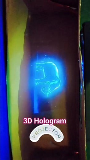 #shorts #reel #artwork #craft #3dart #viral #3D hologram projector making