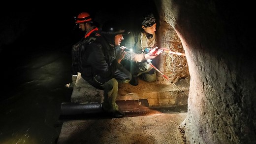 Hiding spots used by Jews during Nazi Holocaust uncovered in Ukrainian sewer