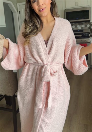 Teddy soft plush robe 🌸🩷 #plushrobes #robe #robes #womensrobes