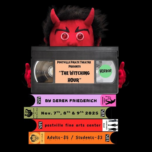 Meet the cast and crew of the Pirate Theatre Fall production of "The Witching Hour". This BRAND NEW play is exclusive to Postville, so you won't see it anywhere else! Join us November 7th at 7pm, November 8th at 7pm and November 9th at 2pm. | Postville Pirates Theatre