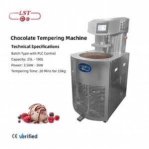 [Hot Item] LST 25L 60L 100L Automatic Commercial Small Chocolate Tempering Machine