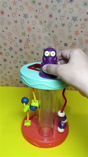 cool purple 🟣 owl shape sorter loop