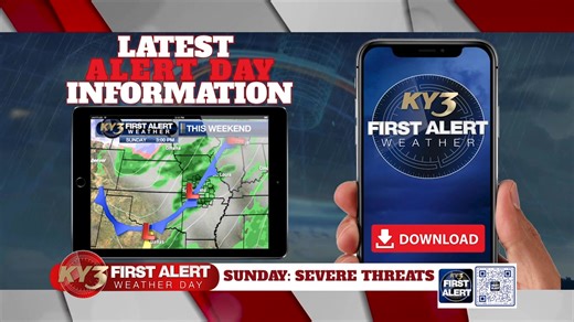 7.1K views · 40 reactions | FIRST ALERT WEATHER DAY SUNDAY: Don't forget to download the FREE KY3 First Alert Weather app to stay ahead of spring storms: https://www.ky3.com/resizer/R4seHWKHfYnz35LVFvIeq302FTU=/arc-photo-gray/arc3-prod/public/76H5M4VPGBE5LNNZSTAG7BSMYA.jpg | KY3 Weather | Facebook