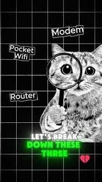 Modem vs Router vs Pocket WiFi - Explained in 60 Seconds! #networking