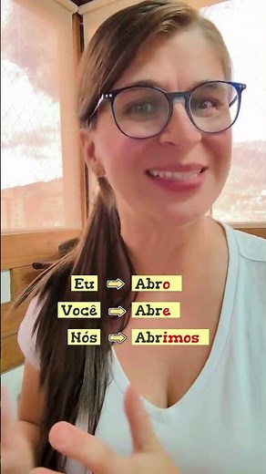 Conjugação em presente dos verbos regulares acabados em IR / #português