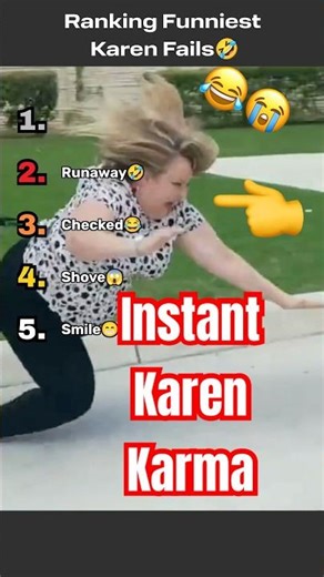 Ranking Funniest Karen Fails #shorts #ranking #tiktok