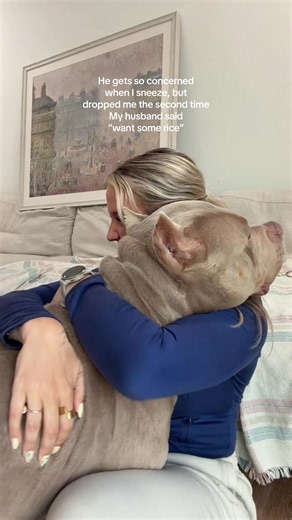 I guess we know he’d trade me for a chicken nugget☹️ #americanbully #funnyvideo #fyp