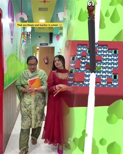 Newly Wed Teacher in School! 😂🍎 #shorts #ytshorts #sejalgabashorts #mastishortsd #newlyweds #teacher