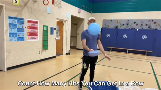 Here's a fun station challenge to work on striking skills with your kiddos - great for an end of the year review! . More Station Activity Ideas for Striking With Implements Here: https://www.thepespecialist.com/strikingstations/ . #pe #physed #peteacher #iteachpe #physicaleducation #elempe #pegeek | The PE Specialist
