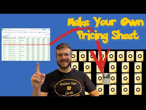 The Pricing Sheet: All Trading Card Vendors Need One