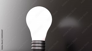 3D led lamp jumps and lights up