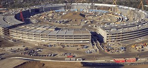 Drone muestra el progreso actual del Campus 2 de Apple