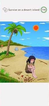 Tricky Mean 2 Level 23: Desert Island Survival Guide! 🏝️ #Shorts