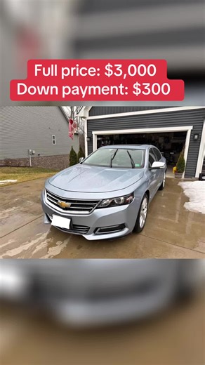 2014 Chevrolet Impala Limited • LTZ Sedan 4D Very clean and well kept 2014 Chevy Impala LTZ. 85k miles on it. Second owner of it, original owner was grandmother. All oil changes were done every 5k miles. -5% ceramic tint -Brand new front tires -Brand new headlights -Leather seats -Remote start -Heated seats Full price: $3,000 Down payment: $300 down and no payments for 1 month. Financing is available Mileage... Driven 85,412 miles Transmission Automatic Exterior color. Silver Safety rating. 4/5 